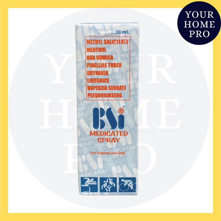 BSI Medicated Spray and Patch Daily Muscle Joint Sore Bruise Pain