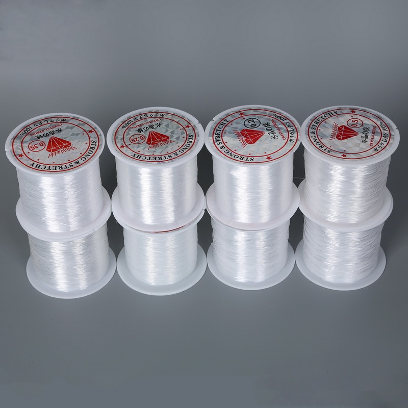 0.2/0.25/0.3/0.35/0.4/0.45/0.5/0.6mm 1 Roll Fish Line Wire Clear