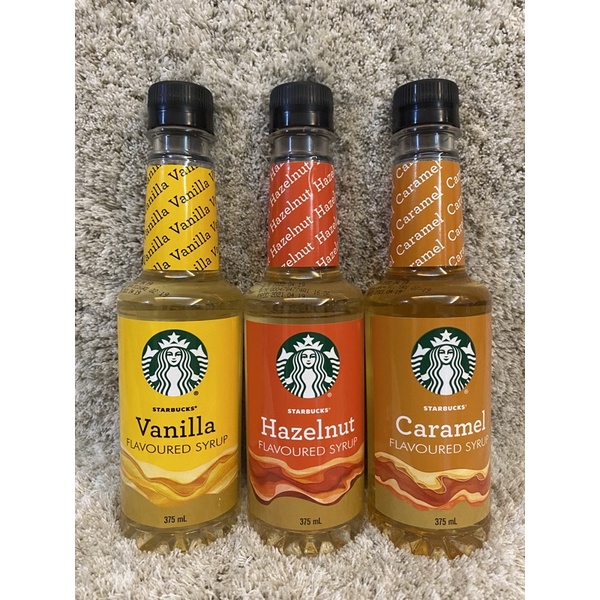 Starbucks Flavored Syrup 375ml Caramel Hazelnut Vanilla Lazada Ph