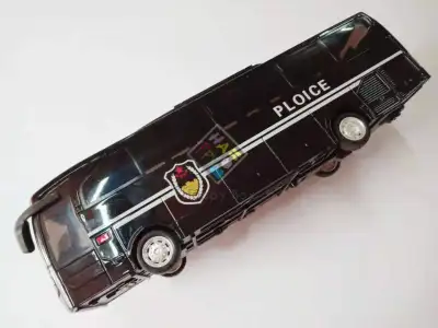Police Car Bus Toy Sound and Light Police Car Children Toy Car Inertia 1022