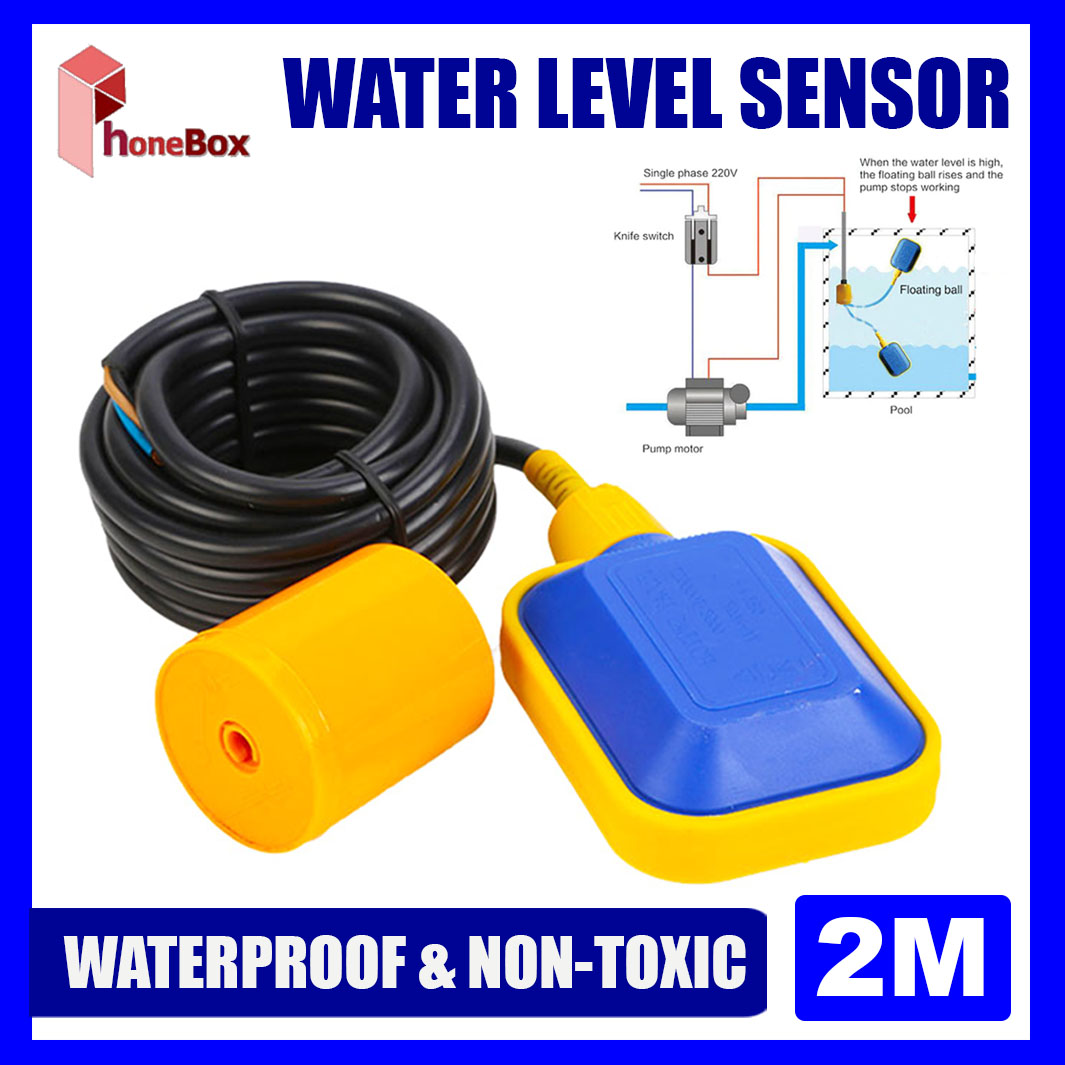 2M Cable Type Float Switch Liquid Fluid Water Level Controller Sensor ...
