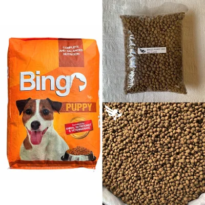 Bingo Puppy 1kg Repacked - Beef Flavor - Dog Dry Food - petpoultryph