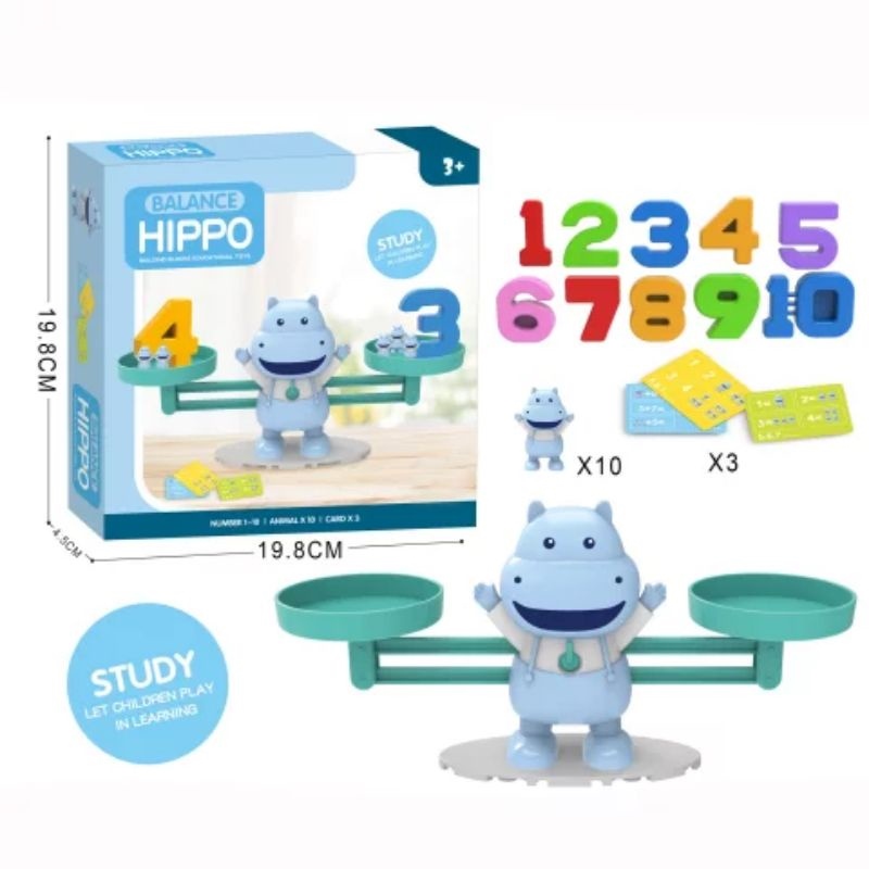 HIPPO STEM NUMBER BALANCE / MATH COUNT GAME SCALE | Lazada PH