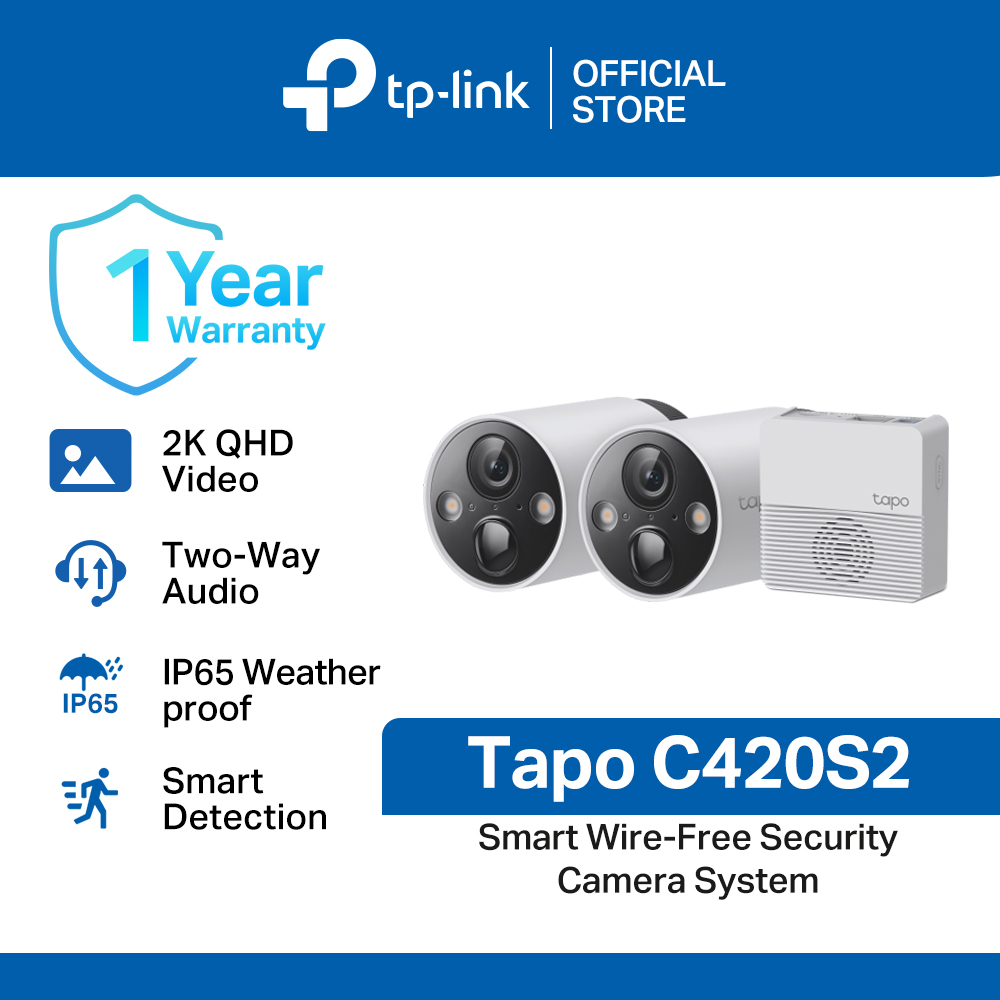 TP-Link Tapo C420S2 - Résolution 2K QHD (2560 x 1440)