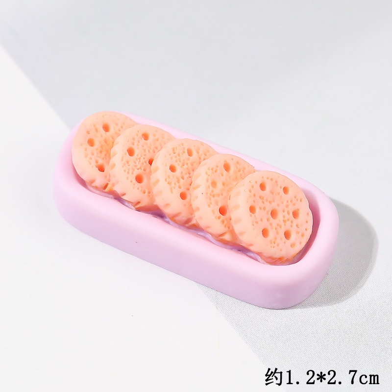 【Cute Deco】Simulated Boxed Food (5 Types) Boxed Lotus Root Slices