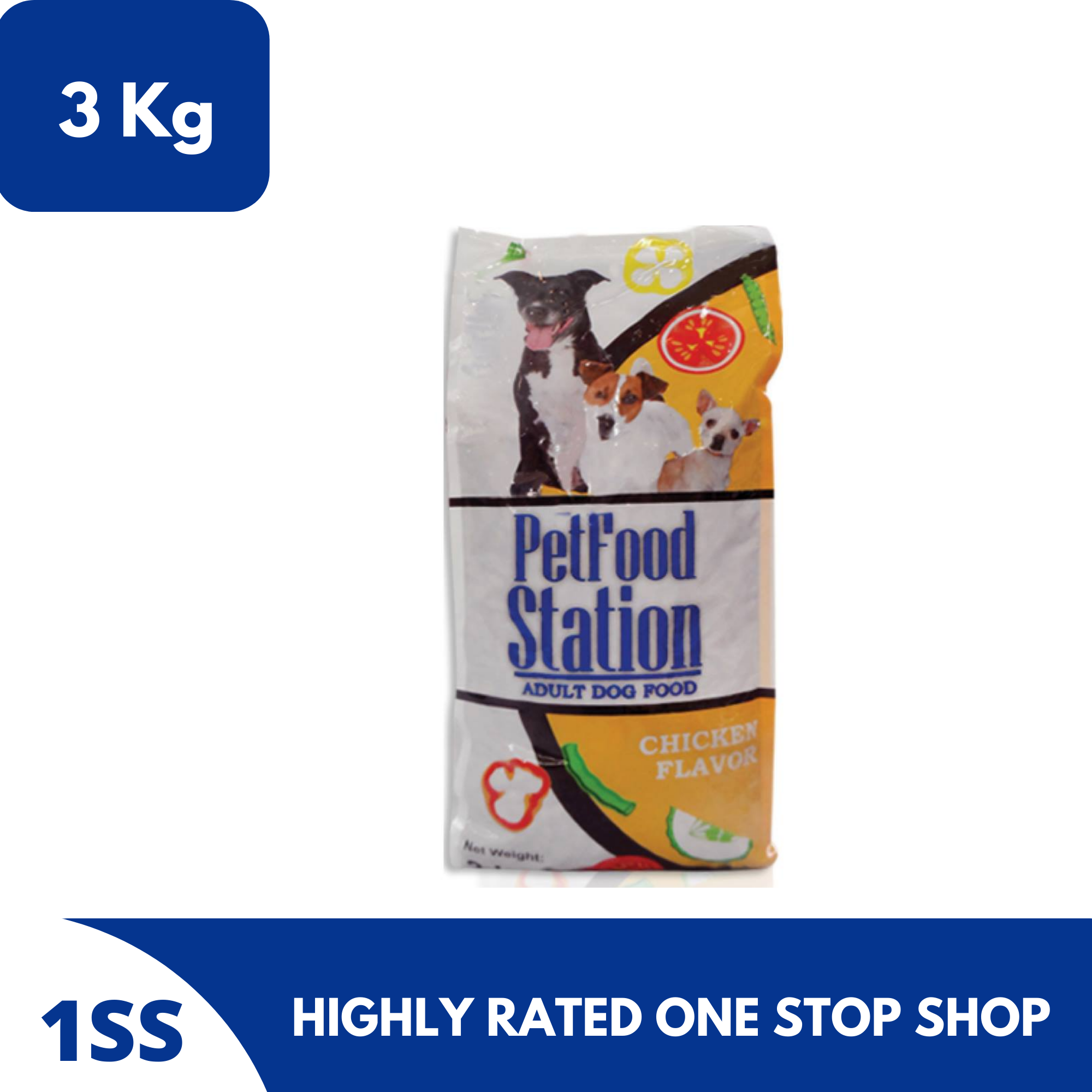 Pet Food Station Adult Dog Food Chicken Flavor, 3Kg Lazada PH