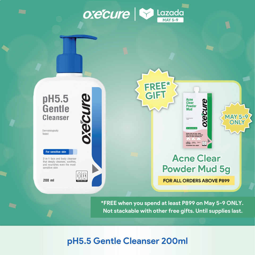 [NEW & IMPROVED] OXECURE pH 5.5 Gentle Cleanser 200ml [Dermatested