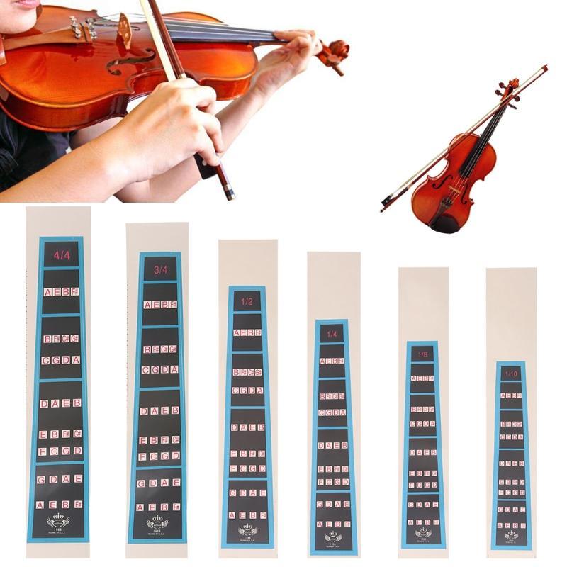 Violin Fingerboard Chart Stickers Fingering Labels 4//4 Violin Finger Sticker Label Musical Paper Made Instrument Accessory for Beginner Cost-effective and Good Quality