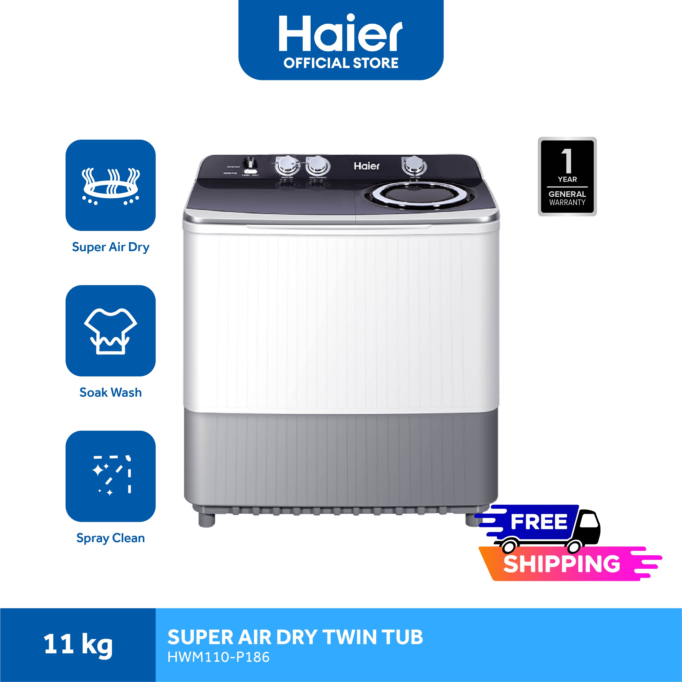 haier super capacity washer