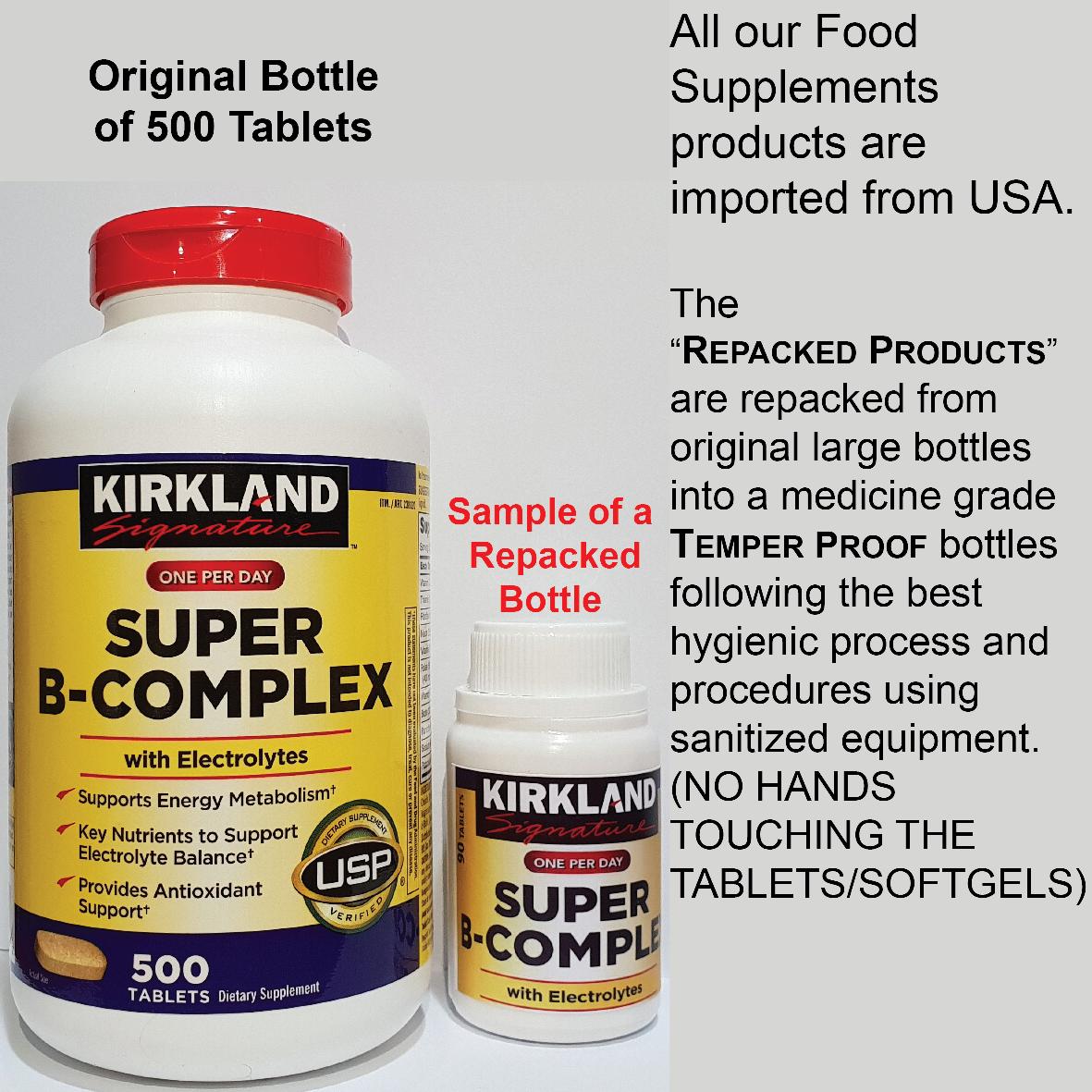 90 Tablets Kirkland Signature Super ( B COMPLEX NEUROBION