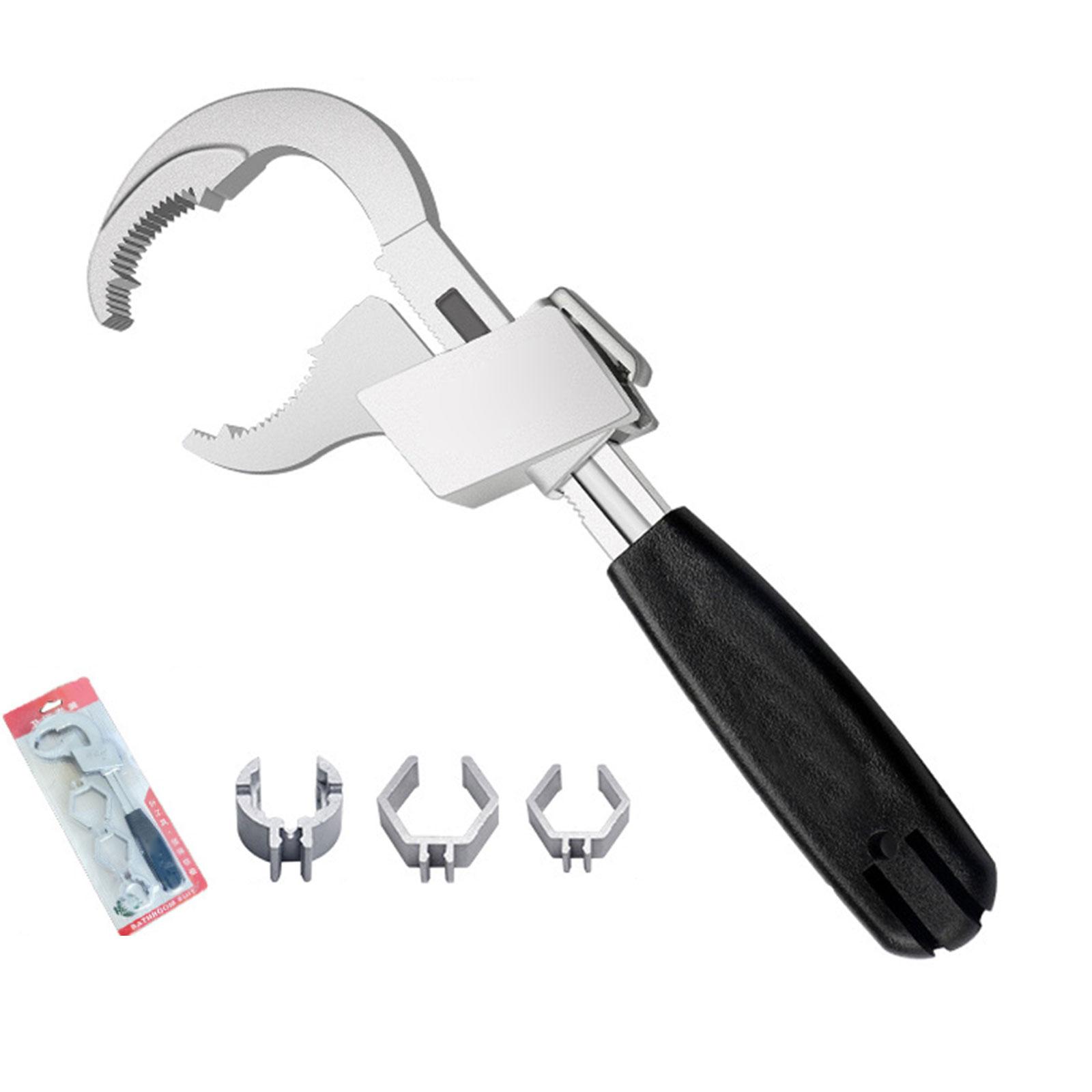 Industrial Adjustable Wrench Faucet Wrench Double End And Bottom Angle ...