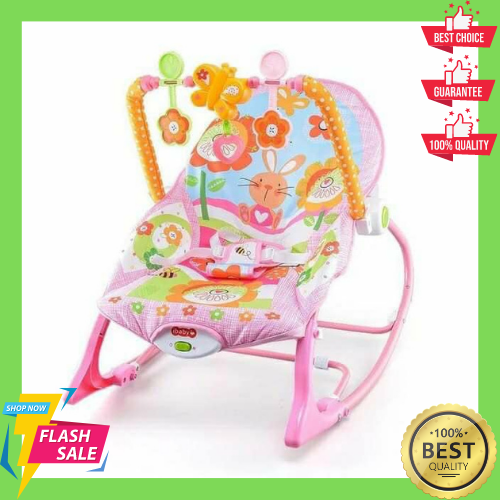 Electric Baby Rocking Chair Newborn Musical Rocker Infant Vibrating