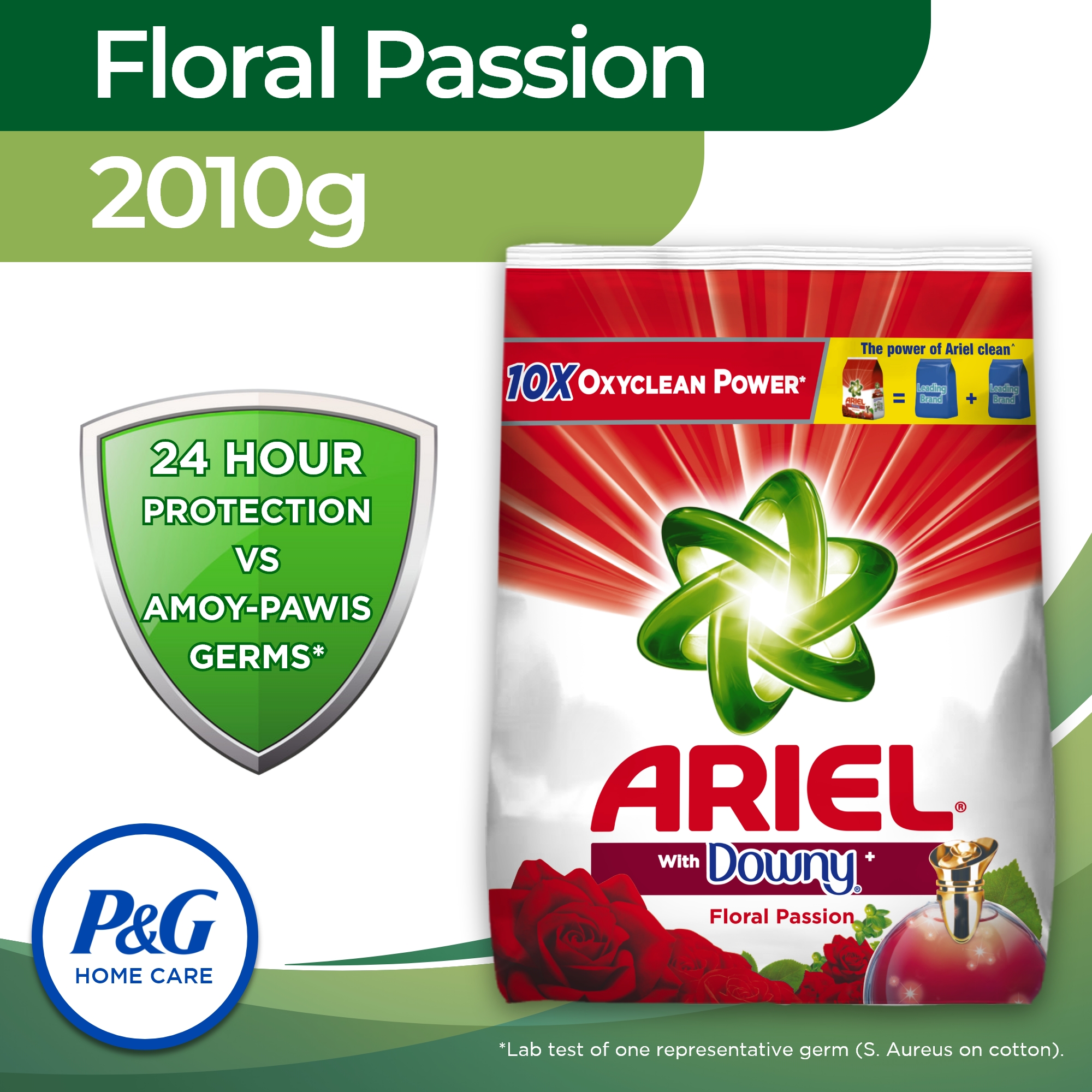 Ariel detergent Powder cmp w/dwny 2.06kg/6 (4902430473569)