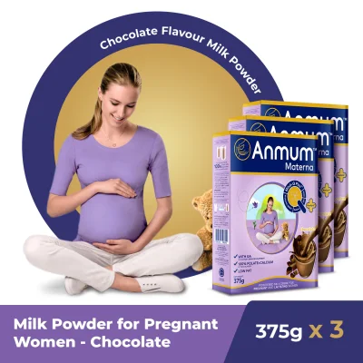 Anmum Materna Milk Powder Chocolate 375G x 3