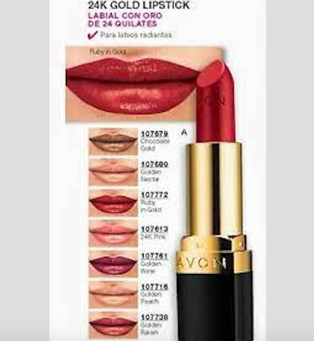 avon chocolate gold lipstick