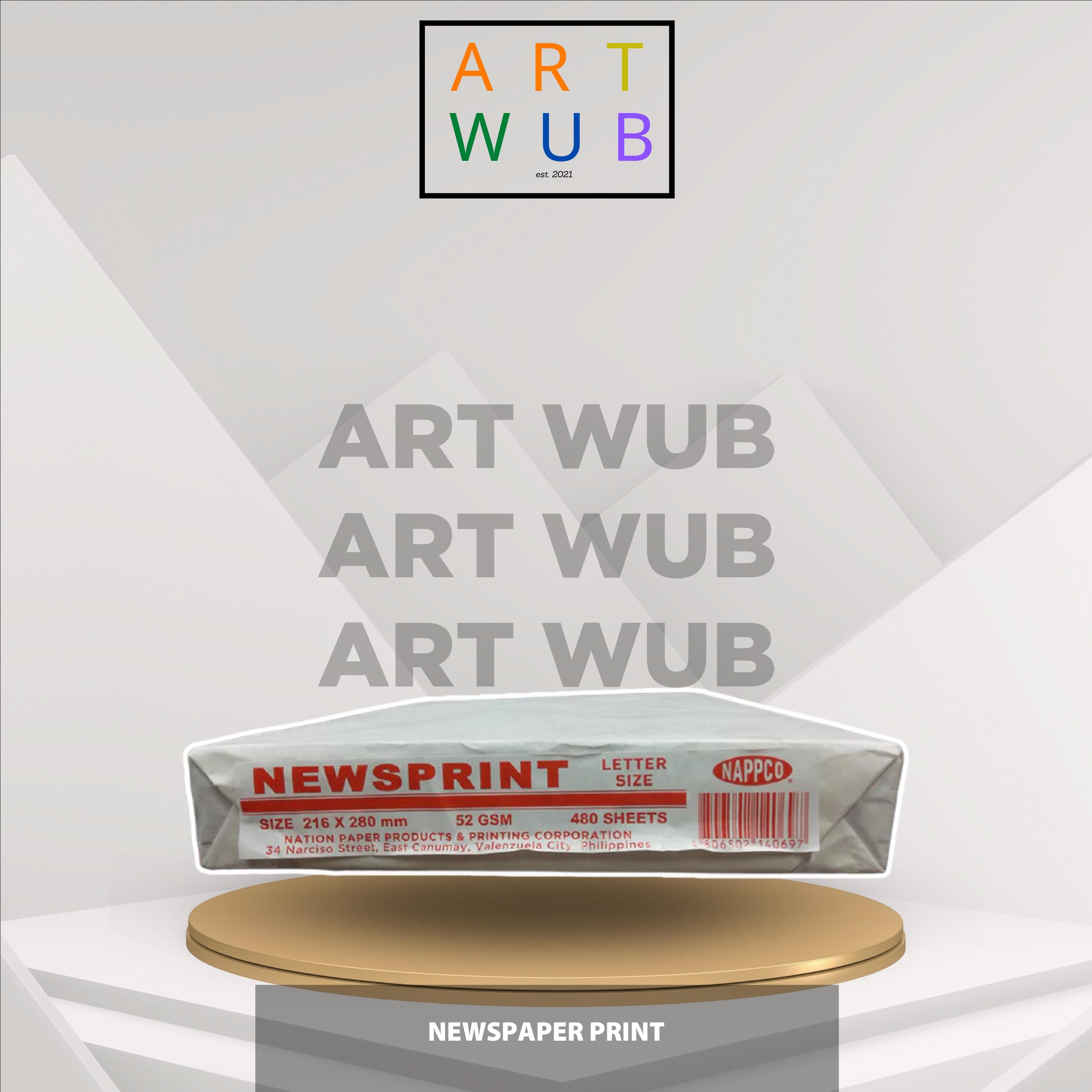 Art wub. NAPCO newsprint paper short long size Lazada PH