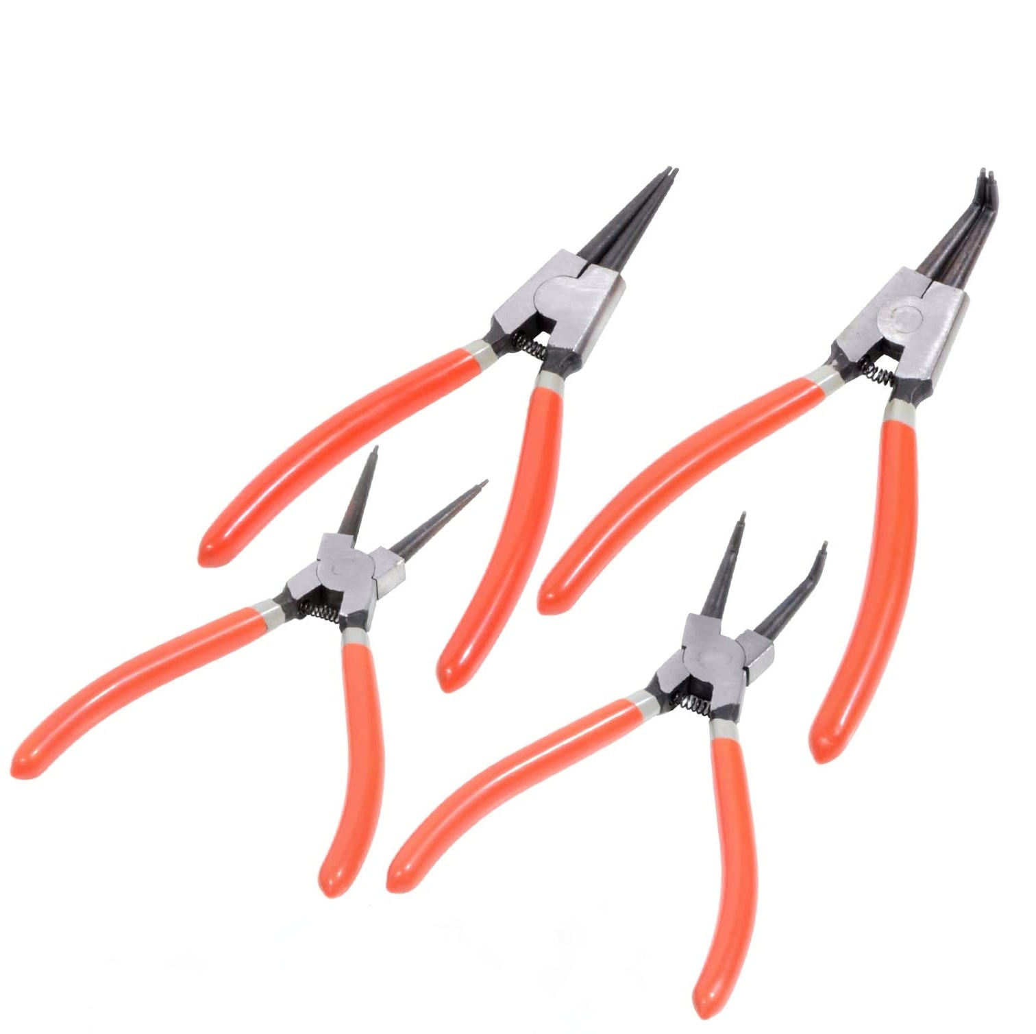 Set Snap Ring Pliers For Twisting Straightening Clamping