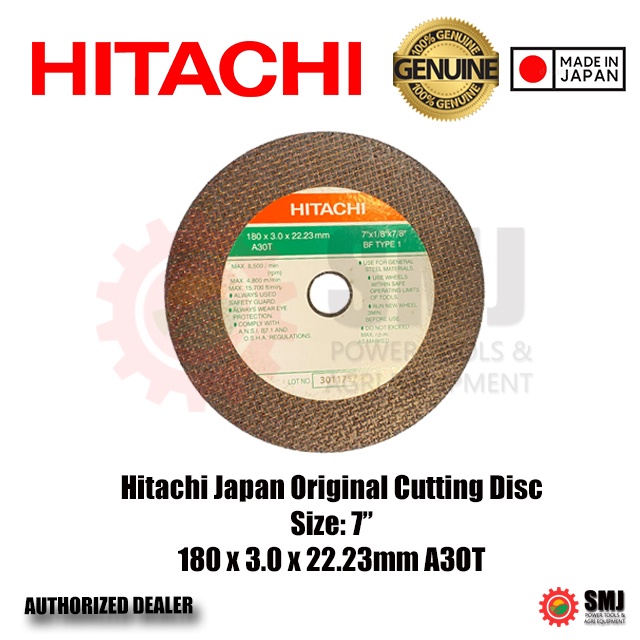 Hitachi Japan Cutting Disc Cut Off Wheel Size 7\ Lazada PH