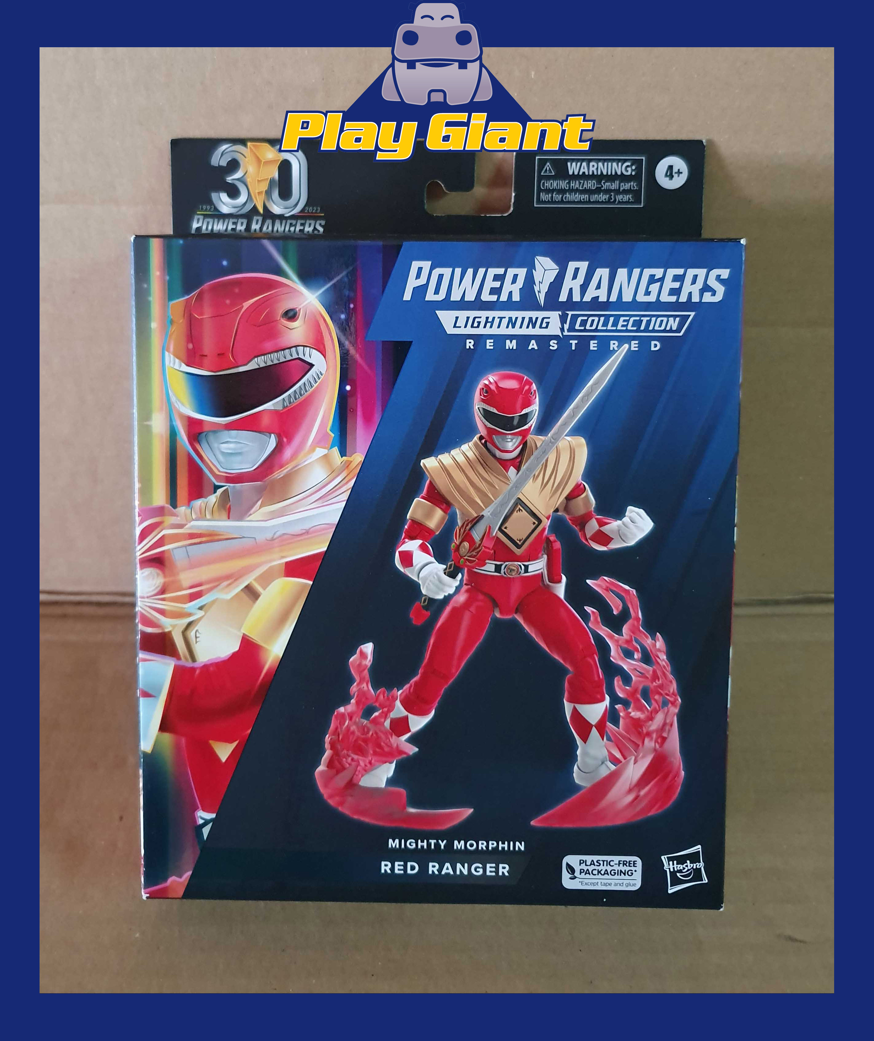 Power Rangers Lightning Collection Remastered Mighty Morphin Red Ranger ...