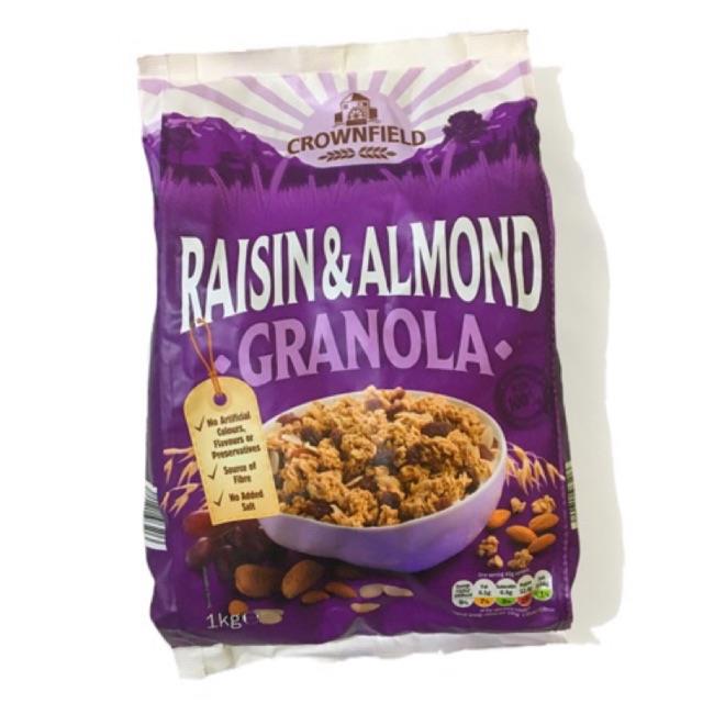 Crownfield Raisin Almond Granola 1kg Lazada PH