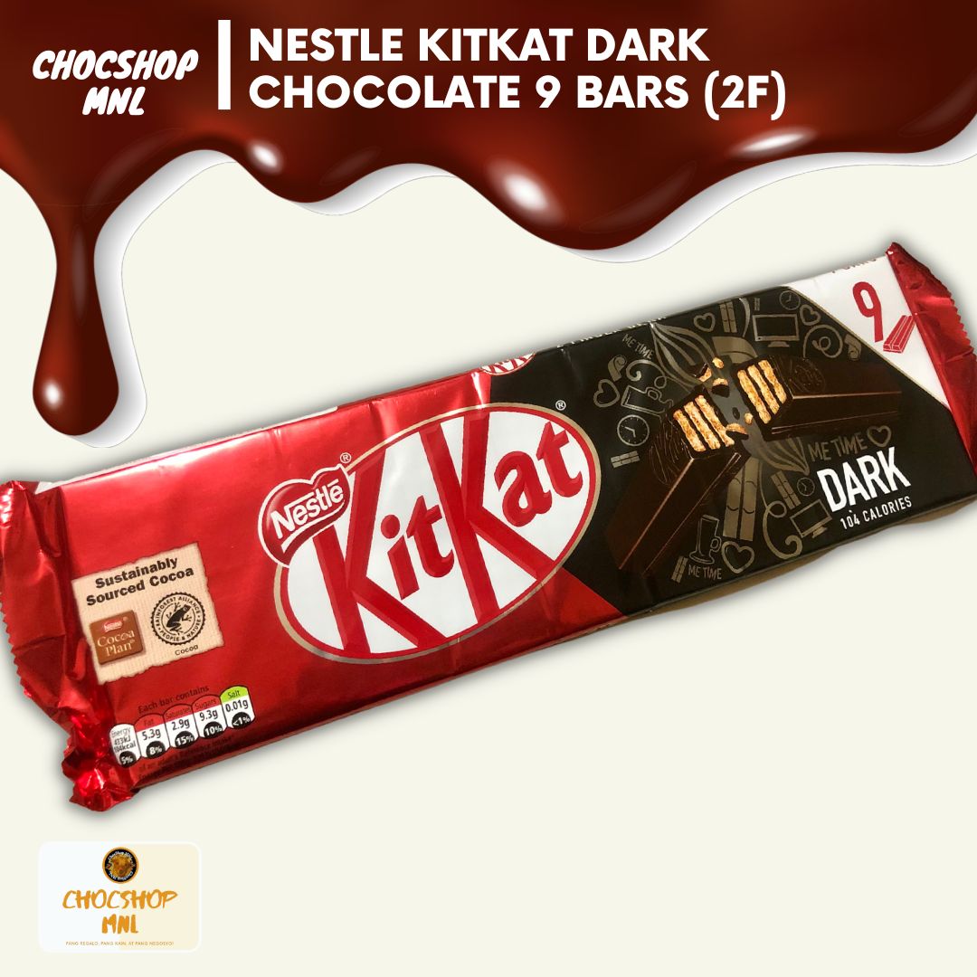Kitkat Dark Chocolate 9 Bars (2 Fingers) | Lazada Ph
