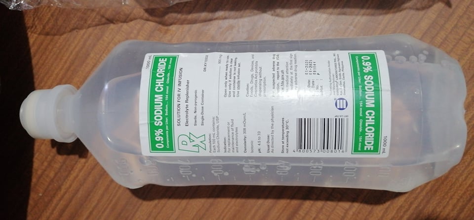 Iv Infusion 0 9 Sodium Chloride 1000 Ml Lazada Ph