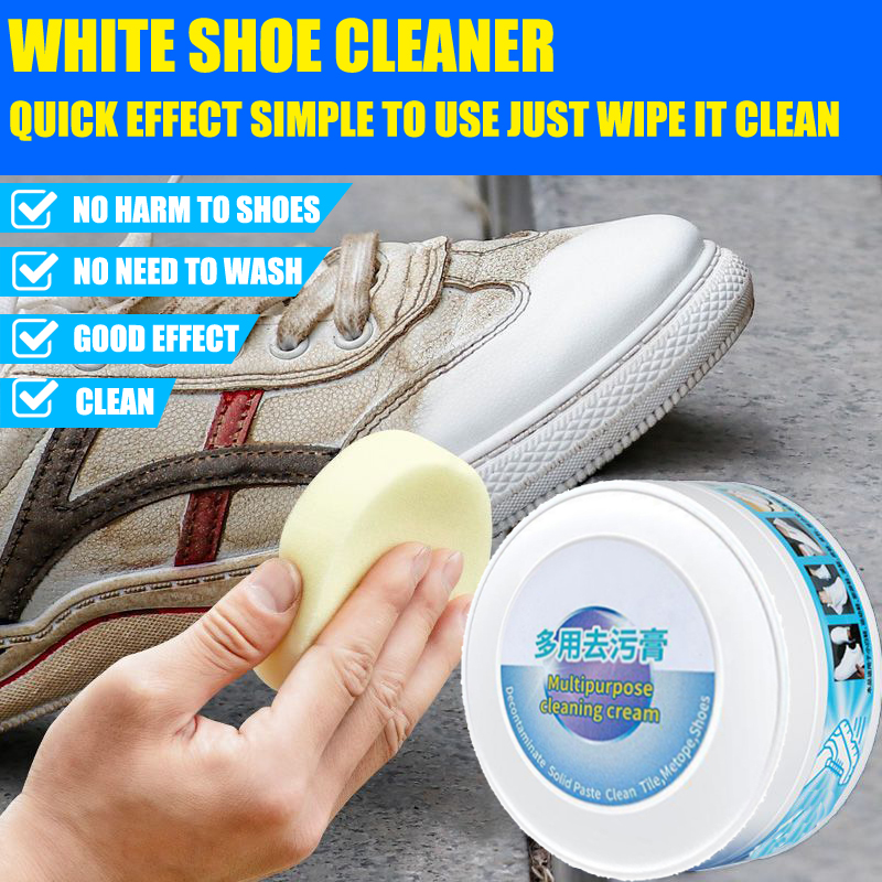 Effective immediately White Shoe Cleaning Cream 260g/White shoe