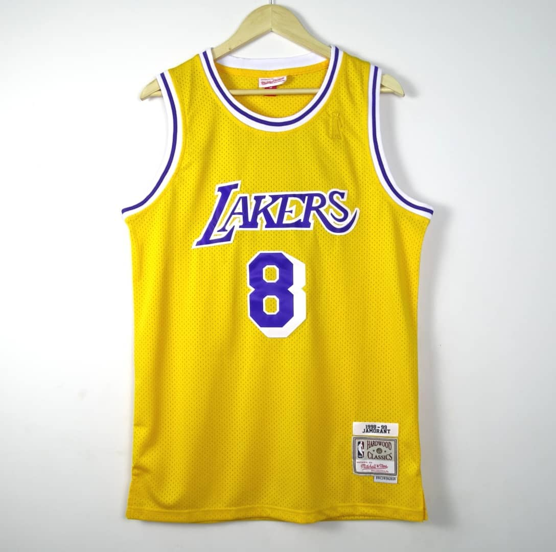 New LA Lakers Kobe Bryant Sports BasketBall Jersey no. 8 and no. 24 for ...