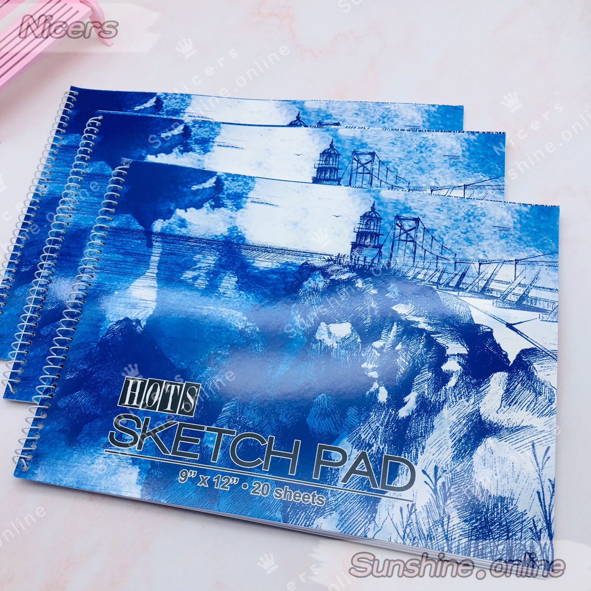 Drawing pad VANDA Sketch pad W/spiral 20sheets /small & big Sold