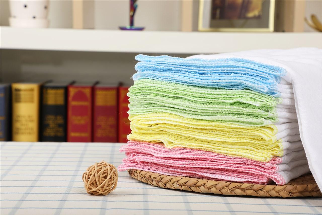 Curity Organic Cloth Gauze Diaper (Lampin Type, 18 x 36 , Colored Edge