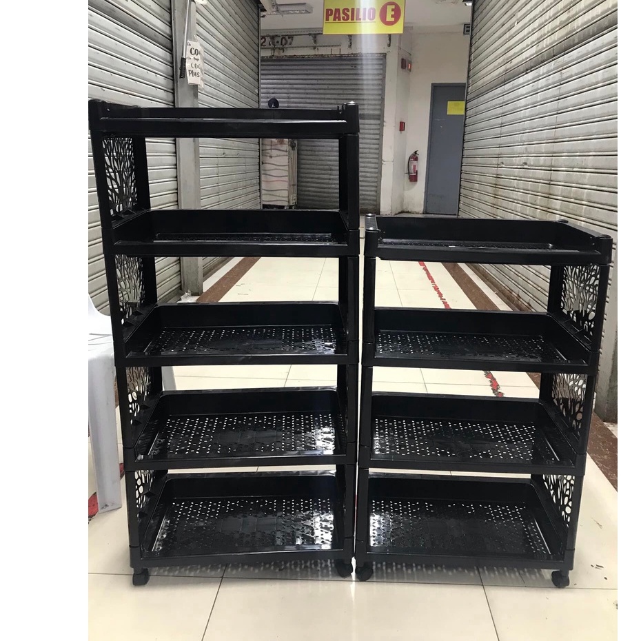【In Stock】 Multi-purpose Rack with hooks and wheels. Available in 4 and ...
