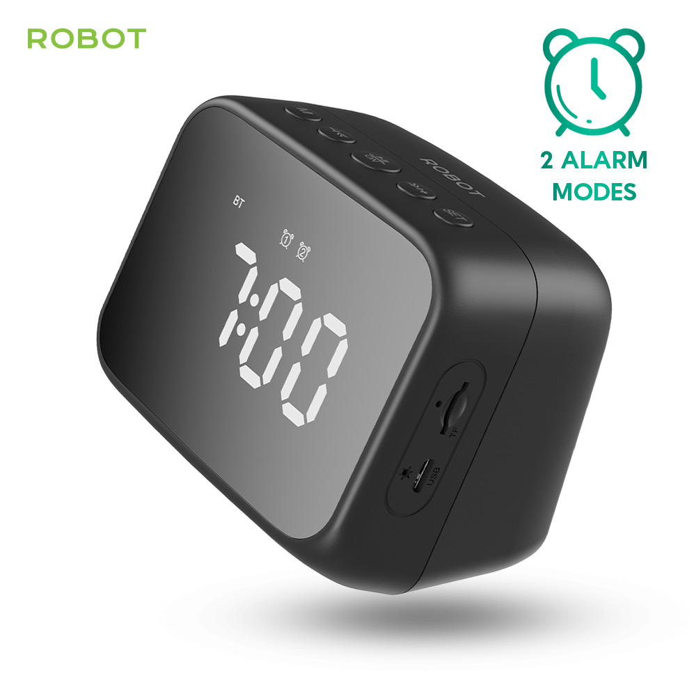 Robot Rb170 Robot RB170 Bluetooth Wireless Portable Bluetooth Speaker Alarm Clock ...