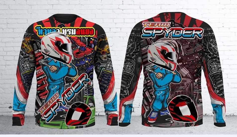 Sublimation Long Sleeve, Full Print, Thailook Design, Thailand Design