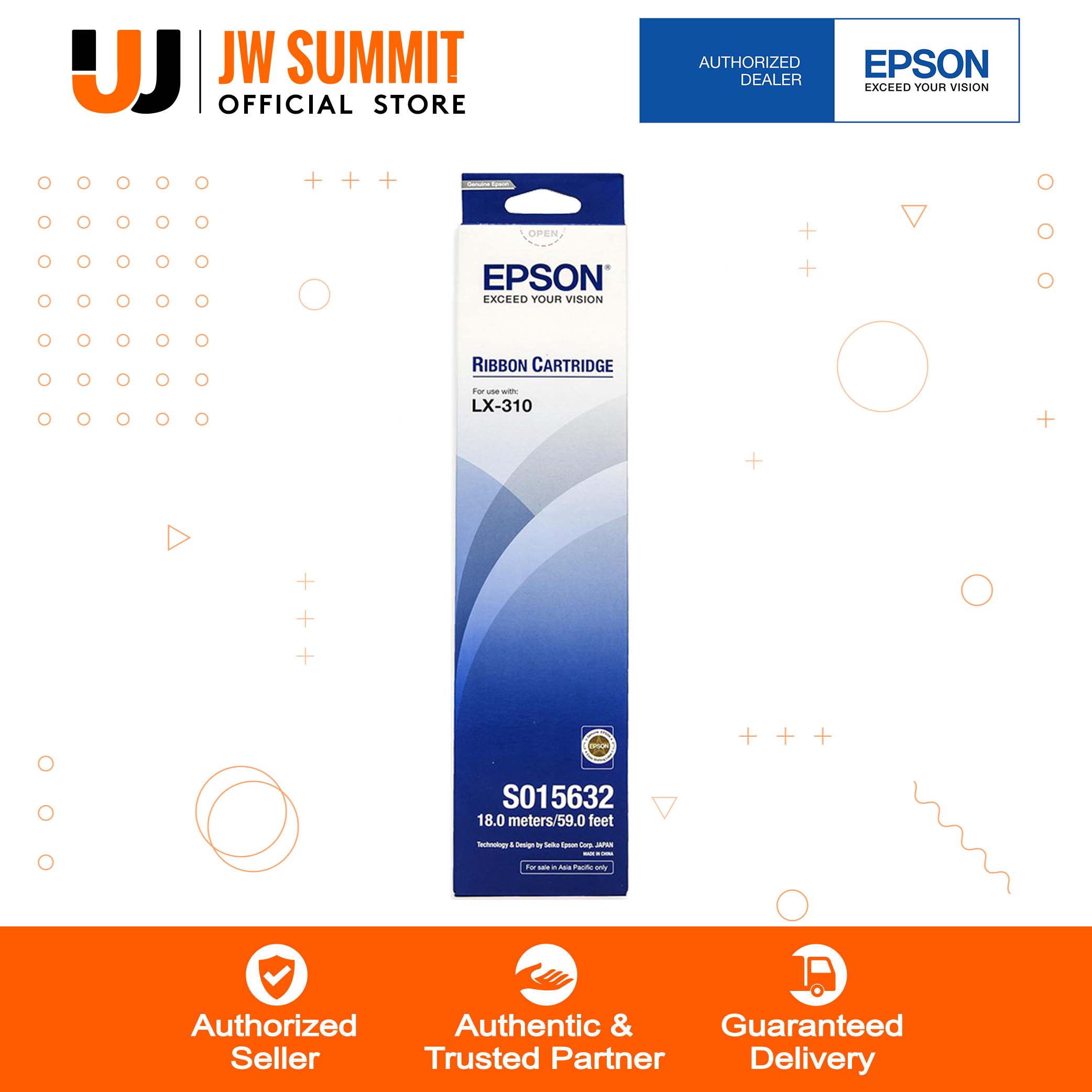 Epson S015632 LX310 Ribbon Cartridge (Black) Lazada PH