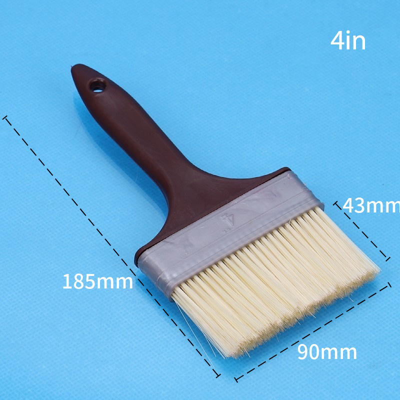 Home Wall Paint Brush Plastic Handle Design No Shedding Paint Brush