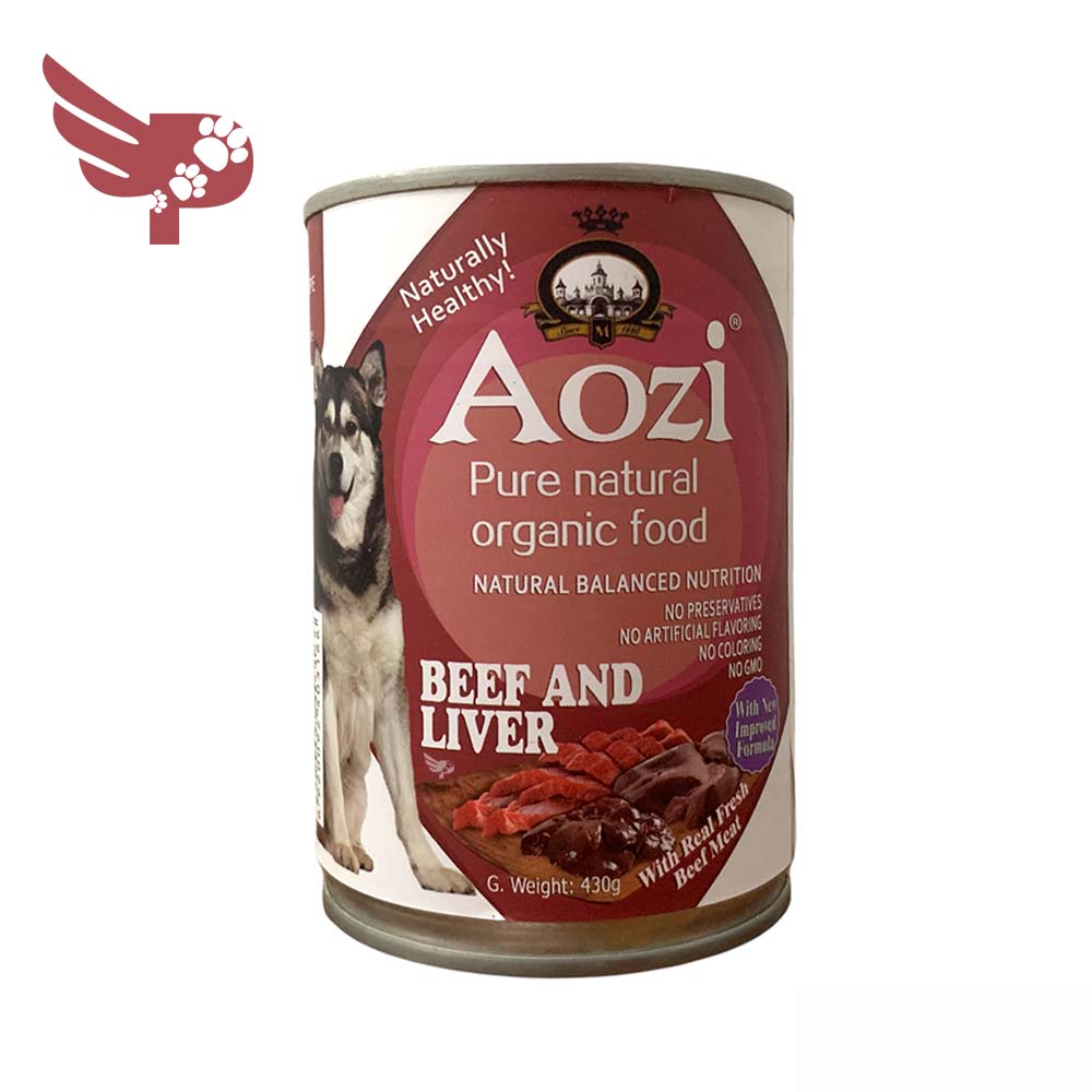 AOZI Dog 430g CAN - Dog Wet Food in Can - Available in 8 Flavors - Pure ...