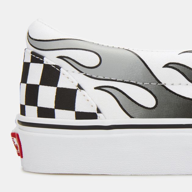 vans checkerboard flame classic