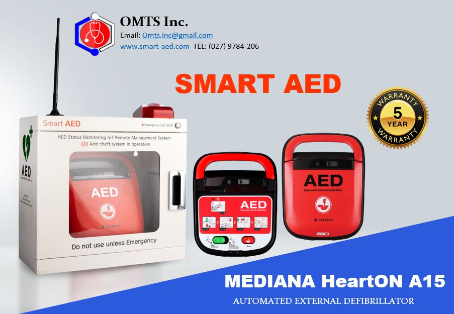 Smart Aed Mediana A15 Hearton Aed Automated External Defibrillator