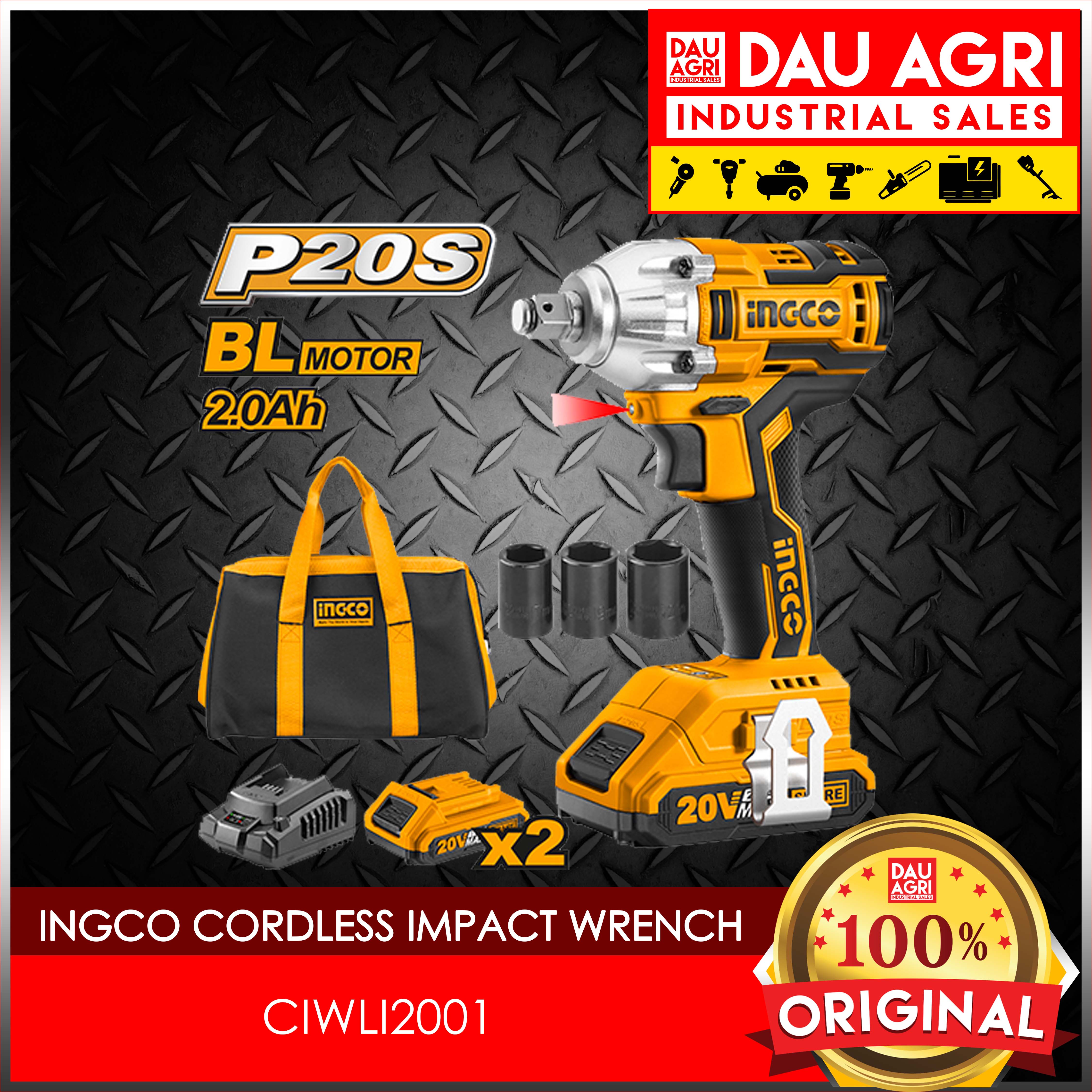 Ingco Cordless Impact Wrench 20V CIWLI2001 Lazada PH