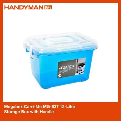 Megabox Carri-Me MG-637 12-Liter Storage Box with Handle