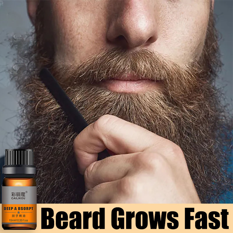 Hair Growth For Men Beard Growth For Men Beard Oil Men's Organic Hair  Growth Liquid Beard Oil Beard Wax For Groomed Beard Hair Follicle Repair  Oil Men Styling Moustache Oil Hair Growth