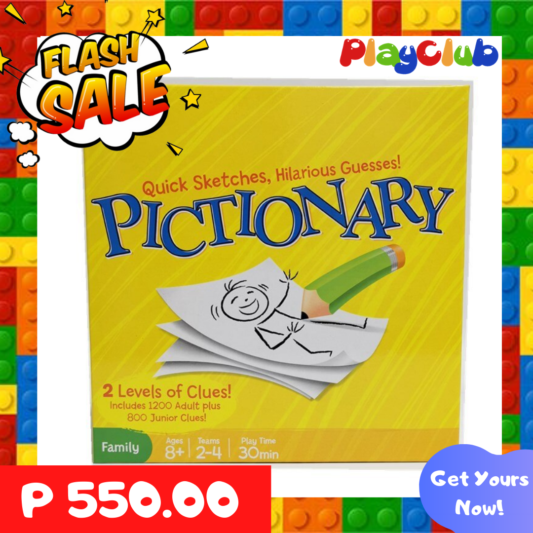 Pictionary Board Game Draw Guess Family Party Game Kid Educational Toy 
