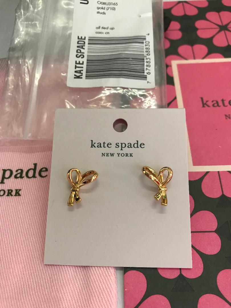 Authentic Kate Spade New York Earrings/accessories/Jewelry *all tied up  studs earrings* | Lazada PH