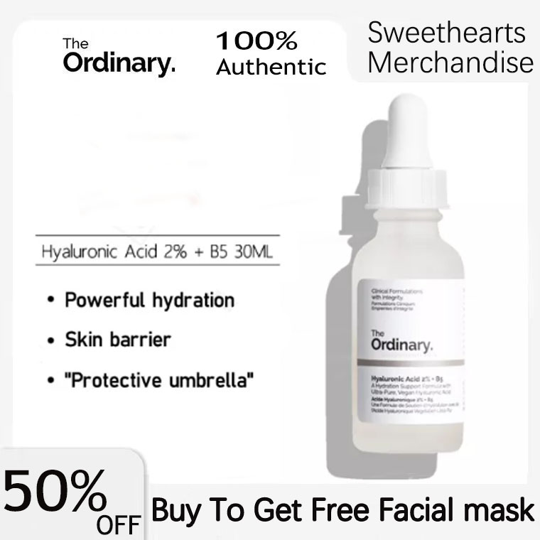 The Ordinary Hyaluronic Acid 2% + B5 30ml A Hydration Support Skin Care  Formula With Ulta-Pure Vegan Cosmetic Primer Serum | Lazada PH