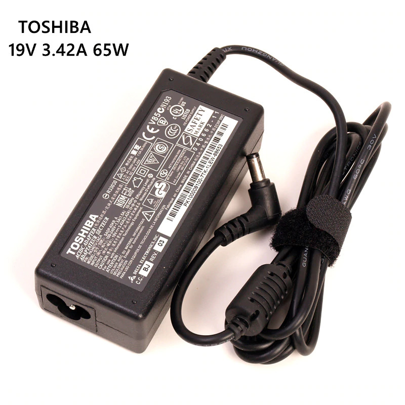 thumbnail interactive-video image 1 of 65W AC Adapter Charger For Toshiba Satellite L655, L670, L675D, L745, L755 Laptops – With Power Cable 1 of 3