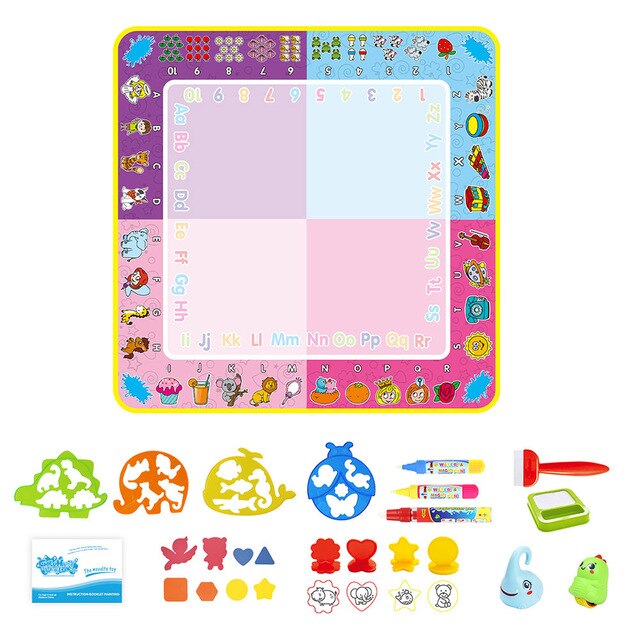 2020 New Arrivals Big Size Magic Water Drawing Mat & Pens Coloring Carpet Writing Doodle Board Books Educational Children Gifts