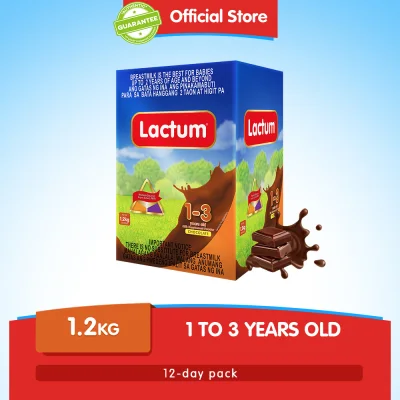 Lactum for 1-3 Years Old Chocolate 1.2kg Milk Supplement Powder