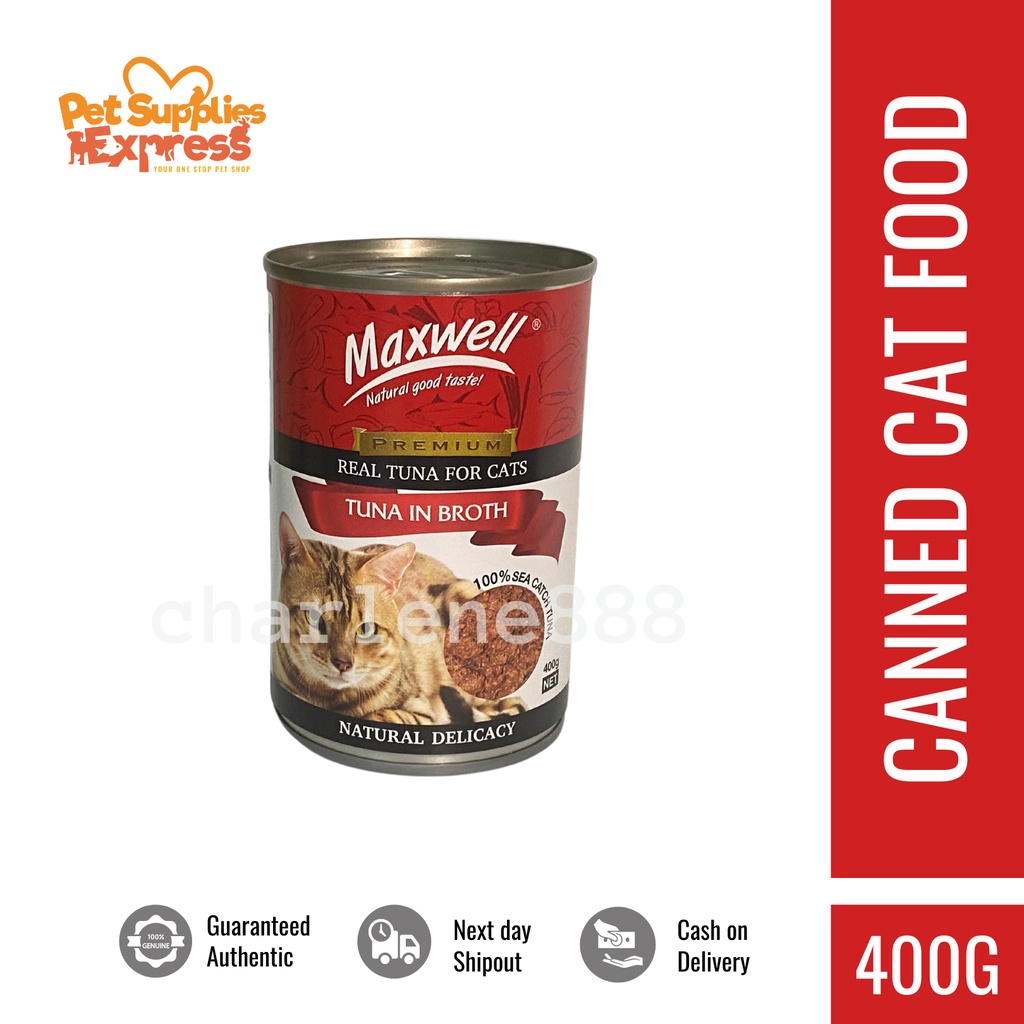 Maxwell Premium Real Tuna Canned Cat Food 400g Lazada PH