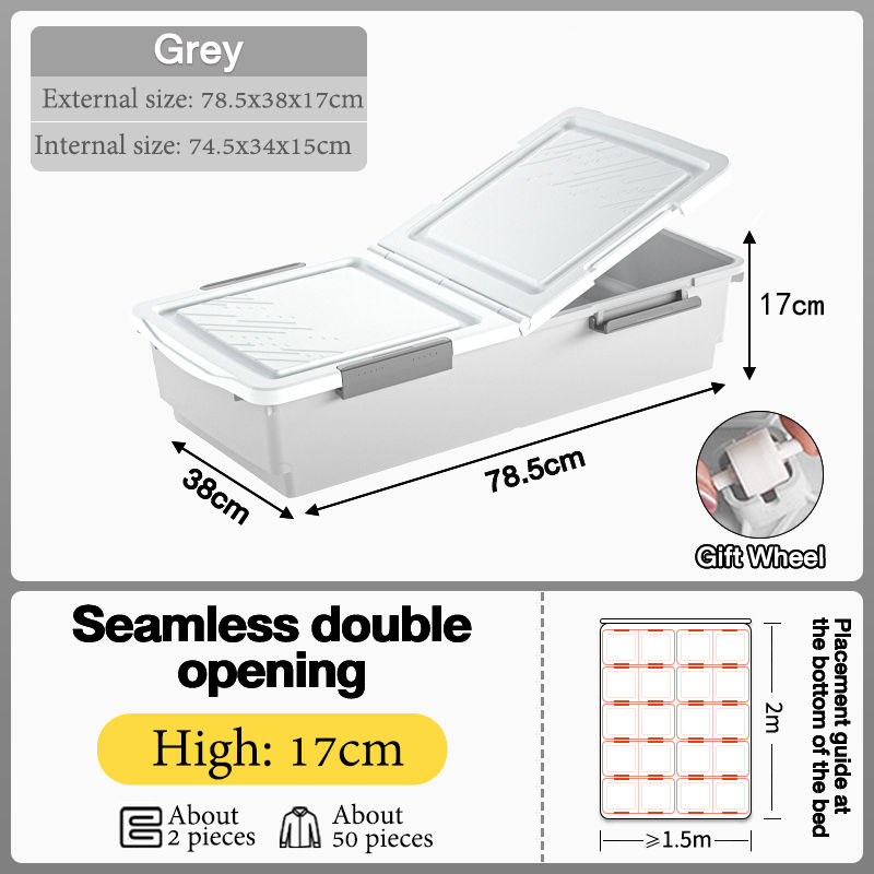 Under Bed Storage Box (Underbed) / BIG Cat Litter Box / Home Organizer