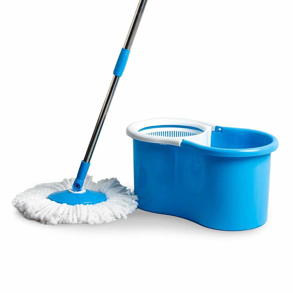 【SMITHSON】 Magic Spin 360 Rotating Easy Floor Plastic Mop Mop Bucket